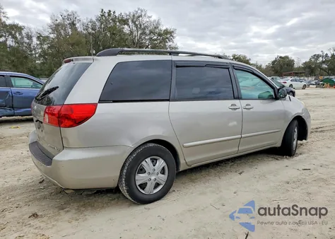 2006 Toyota Sienna Ce из США, поврежденный, VIN 5TDZA23C46S570112